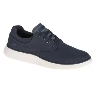 Skechers Status 2.0 Burbank 204083-NVY, Męskie, Granatowe, buty sneakers, tkanina, rozmiar: 42