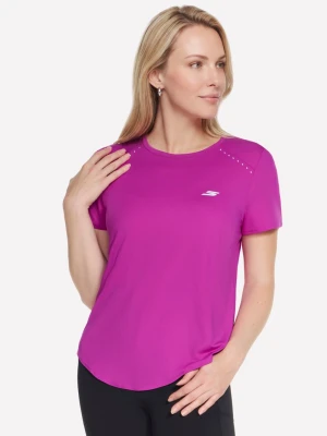 Skechers Stride Performance koszulka - Srebrny / Fioletowy