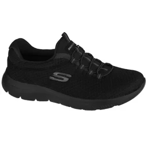 Skechers Summits 12980-BBK, Damskie, Czarne, buty sneakers, przewiewna siateczka, rozmiar: 36