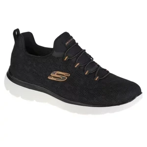 Skechers Summits 149037-BKRG, Damskie, Czarne, buty sneakers, tkanina, rozmiar: 36