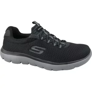 Skechers Summits 52811-BKCC, Męskie, Czarne, buty sneakers, przewiewna siateczka, rozmiar: 46
