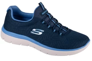 Skechers Summits - Artistry Chic 150119-NVBL, Damskie, Granatowe, buty treningowe, przewiewna siateczka, rozmiar: 37