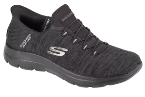 Skechers Summits - Dazzling Haze 149937-BBK, Damskie, Czarne, buty sneakers, przewiewna siateczka, rozmiar: 36