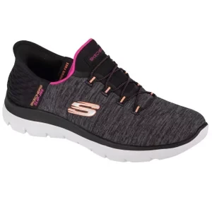 Skechers Summits - Dazzling Haze 149937-BKMT, Damskie, Czarne, buty sneakers, przewiewna siateczka, rozmiar: 36