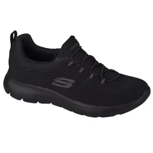 Skechers Summits - Fast Attraction 149036-BBK, Damskie, Czarne, buty sneakers, przewiewna siateczka, rozmiar: 37