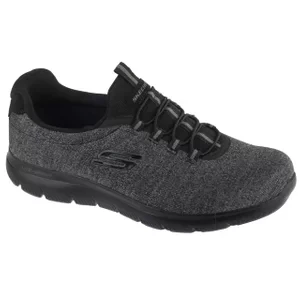 Skechers Summits - Forton 52813W-BBK, Męskie, Czarne, buty sneakers, tkanina, rozmiar: 41