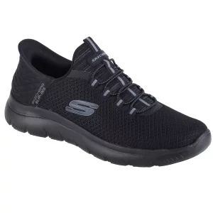 Skechers Summits - High Range Slip-Ins 232457-BBK, Męskie, Czarne, buty sneakers, tkanina, rozmiar: 43