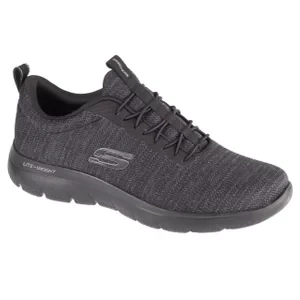 Skechers Summits - Sorenz 232697-BBK, Męskie, Czarne, buty sneakers, tkanina, rozmiar: 40