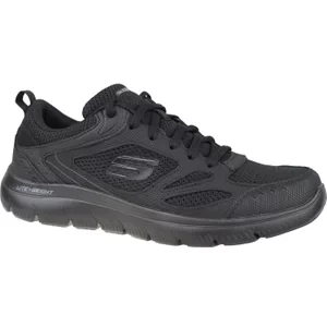 Skechers Summits-South Rim 52812-BBK, Męskie, Czarne, buty treningowe, przewiewna siateczka, rozmiar: 44