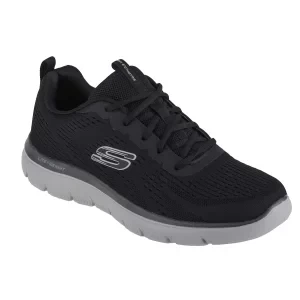 Skechers Summits-Torre 232395-BKCC, Męskie, Czarne, buty sneakers, przewiewna siateczka, rozmiar: 44