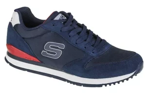 Skechers Sunlite-Waltan 52384-NVY, Męskie, Granatowe, buty sneakers, tkanina, rozmiar: 41