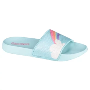 Skechers Sunny Slides-Dreamy Steps 86994L-LBMT, Dla dziewczynki, Niebieskie, klapki, syntetyk, rozmiar: 27, 5