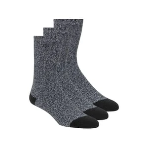 Skechers Super Soft Kozaki Crew skarpety - 3 Pack - Czarny