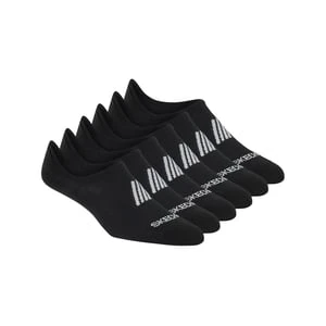 Skechers Super Soft No Show Liner skarpety - 6 Pack - Czarny