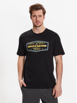 Skechers T-Shirt Latitude MTS368 Czarny Regular Fit