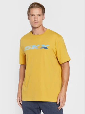 Skechers T-Shirt Phantom MTS340 Żółty Regular Fit