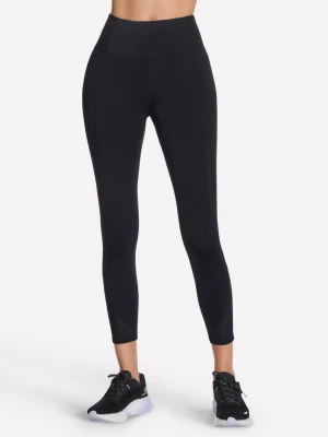 Skechers Tempo 7 / 8 High Waisted legginsy - Czarny