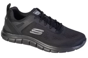 Skechers Track-Broader 232698-BBK, Męskie, Czarne, buty sneakers, tkanina, rozmiar: 41