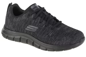 Skechers Track - Front Runner 232298-BBK, Męskie, Czarne, buty treningowe, tkanina, rozmiar: 41