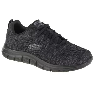 Skechers Track - Front Runner 232298-BBK, Męskie, Czarne, buty treningowe, tkanina, rozmiar: 41