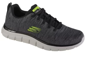 Skechers Track - Front Runner 232298-CCBK, Męskie, Szare, buty treningowe, tkanina, rozmiar: 41