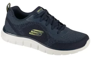 Skechers Track - Glendor 232699-NVLM, Męskie, Granatowe, buty sneakers, przewiewna siateczka, rozmiar: 40