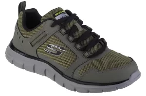 Skechers Track-Knockhill 232001-OLBK, Męskie, Zielone, buty sneakers, tkanina, rozmiar: 40