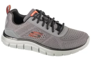 Skechers Track - Leshur 232758-CCOR, Męskie, Szare, buty sneakers, przewiewna siateczka, rozmiar: 41