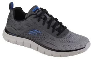 Skechers Track - Ripkent 232399-CCGY, Męskie, Szare, buty treningowe, tkanina, rozmiar: 39,5