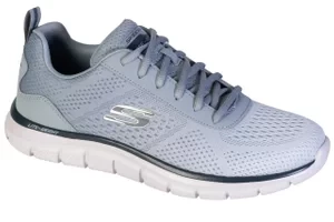 Skechers Track - Ripkent 232399-LTGY, Męskie, Szare, buty treningowe, tkanina, rozmiar: 45