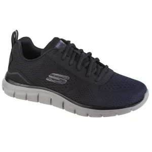 Skechers Track - Ripkent 232399-NVBK, Męskie, Granatowe, buty treningowe, tkanina, rozmiar: 44