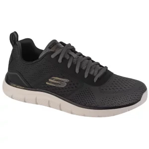 Skechers Track - Ripkent 232399-OLBK, Męskie, Zielone, buty treningowe, tkanina, rozmiar: 41