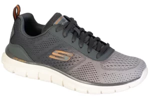 Skechers Track - Ripkent 232399-OLV, Męskie, Szare, buty treningowe, tkanina, rozmiar: 40