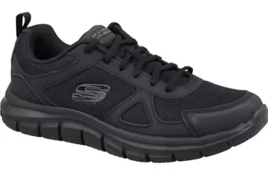 Skechers Track-Scloric 52631-BBK, Męskie, Czarne, buty do biegania, tkanina, rozmiar: 39,5