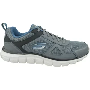 Skechers Track-Scloric 52631-GYNV, Męskie, Szare, buty do biegania, tkanina, rozmiar: 41