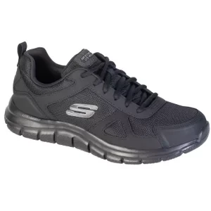 Skechers Track-Scloric Wide 52631W-BBK, Męskie, Czarne, buty sneakers, tkanina, rozmiar: 41