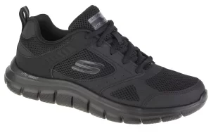 Skechers Track-Syntac 232398-BBK, Męskie, Czarne, buty sneakers, tkanina, rozmiar: 40