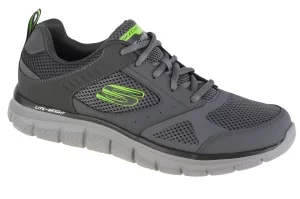 Skechers Track-Syntac 232398-CHAR, Męskie, Szare, buty sneakers, tkanina, rozmiar: 41