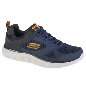 Skechers Track-Syntac 232398-NVY, Męskie, Granatowe, buty sneakers, tkanina, rozmiar: 41