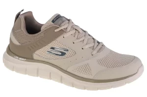 Skechers Track-Syntac 232398-TPE, Męskie, Beżowe, buty sneakers, tkanina, rozmiar: 40