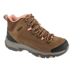 Skechers Trego-Alpine Trail 167004-BRTN, Damskie, Brązowe, buty trekkingowe, skóra zamszowa, rozmiar: 36