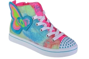 Skechers Twi-Lites 2.0-Butterfly Love 314450L-MLT, Dla dziewczynki, Wielokolorowe, trampki, tkanina, rozmiar: 29