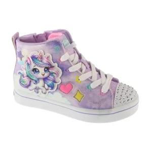 Skechers Twi-Lites 2.0 - Unicorn Glam 314378L-LVMT, Dla dziewczynki, Różowe, buty sneakers, syntetyk, rozmiar: 28
