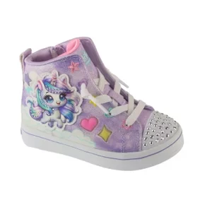Skechers Twi-Lites 2.0 - Unicorn Glam 314378N-LVMT, Dla dziewczynki, Różowe, buty sneakers, syntetyk, rozmiar: 23