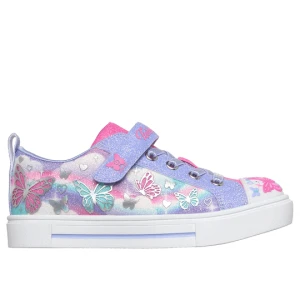 Skechers Twinkle Toes: Twinkle Sparks - Butterfly Sky - Lawendowy / Wielokolorowy brązowy