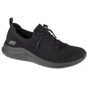 Skechers Ultra Flex 2.0 Flash Illusion 13356-BBK, Damskie, Czarne, buty sneakers, tkanina, rozmiar: 35