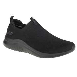 Skechers Ultra Flex 2.0 Kwasi 232047-BBK, Męskie, Czarne, buty sneakers, syntetyk, rozmiar: 44