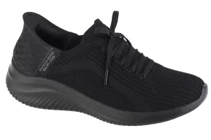 Skechers Ultra Flex 3.0 Brilliant Slip-ins 149710-BBK, Damskie, Czarne, buty sneakers, tkanina, rozmiar: 35