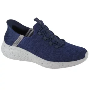 Skechers Slip-Ins Ultra Flex 3.0 - Right Away 232452-NVY, Męskie, Granatowe, buty sneakers, tkanina, rozmiar: 41
