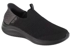 Skechers Ultra Flex 3.0 Smooth Step Slip-ins 149709-BBK, Damskie, Czarne, buty sneakers, tkanina, rozmiar: 36